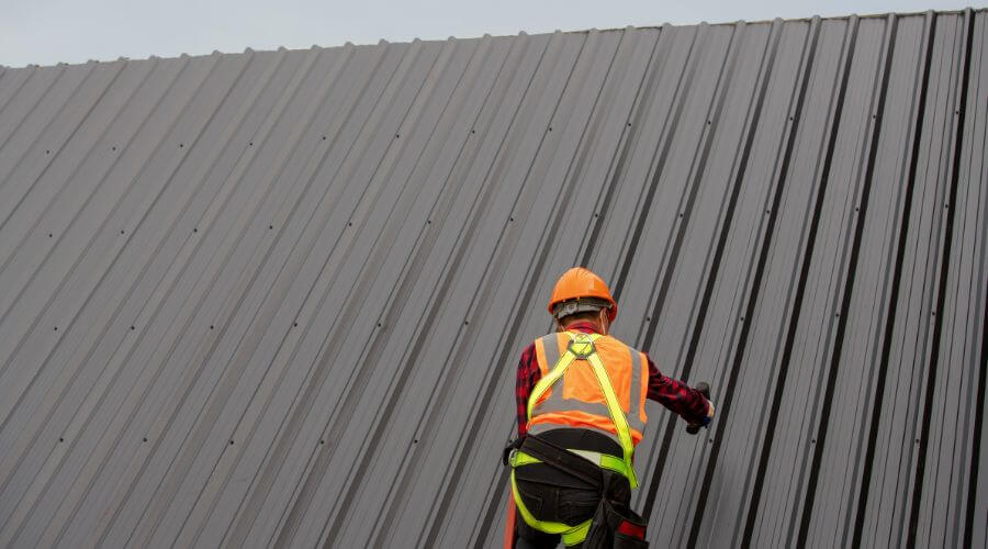 Professional metal roof installation services in Mills, NE